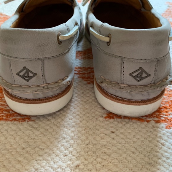 SPERRY TOP-SIDER A/O GOLD CUP BOAT SHOES WOMENS 9 LIGHT GREY - Picture 8 of 14